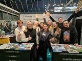 <p>Participants of the Lithuanian stand in Utrecht</p>
